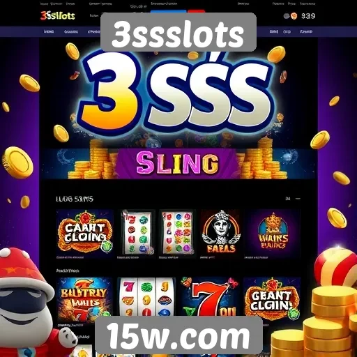 Experiência do usuário no site 3ssslots